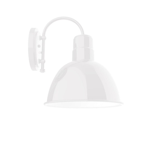 Deep Bowl One Light Wall Sconce in White (518|SCC11644W12)