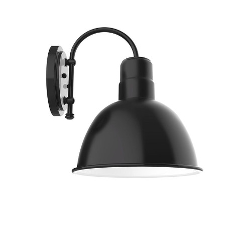 Deep Bowl One Light Wall Sconce in Black (518|SCC11641W12)