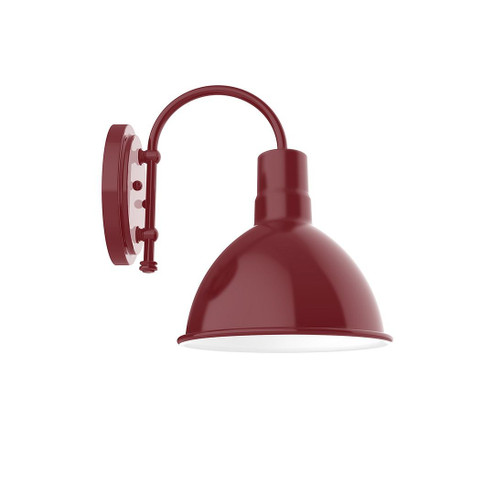 Deep Bowl One Light Wall Sconce in Barn Red (518|SCC11555)