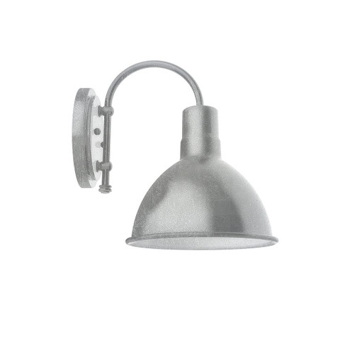 Deep Bowl One Light Wall Sconce in Painted Galvanized (518|SCC11549G06)