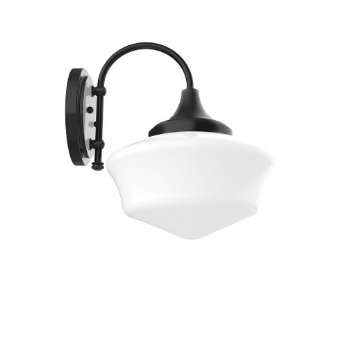 Schoolhouse One Light Wall Sconce in Black (518|SCC02141)
