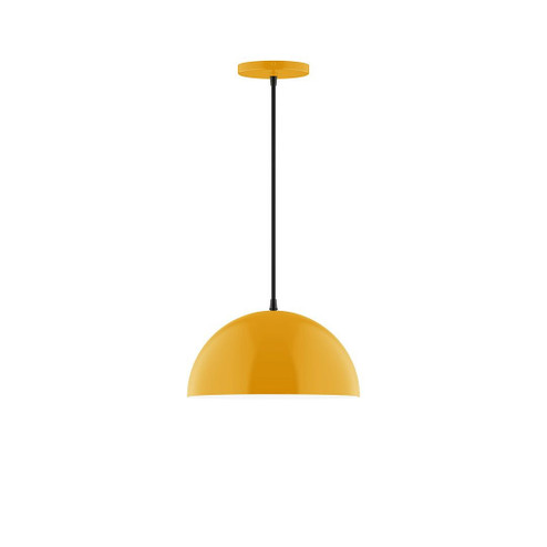 Arcade LED Pendant in Bright Yellow (518|PEB43221C23L12)