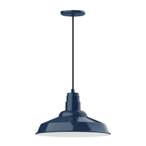 Warehouse LED Pendant in Navy (518|PEB18450C22L13)