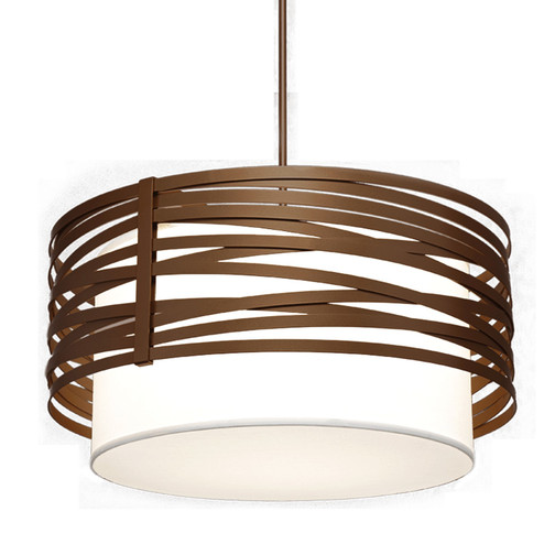 Homestead LED Pendant in Barn Red (518|PEB14355C12L13)