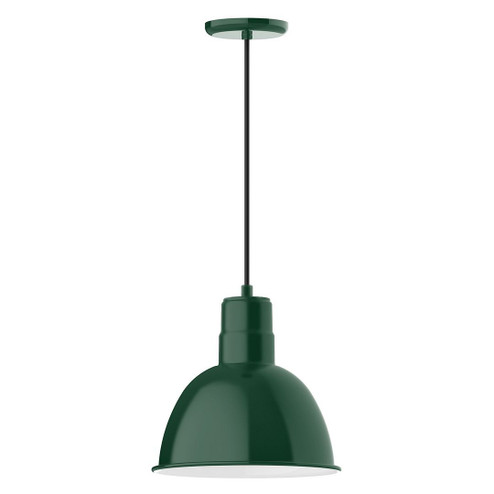Deep Bowl LED Pendant in Forest Green (518|PEB11642C26L12)