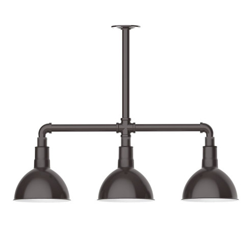 Deep Bowl LED Pendant in Architectural Bronze (518|MSK11451T48L10)