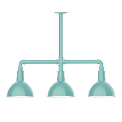 Deep Bowl LED Pendant in Sea Green (518|MSK11448W08L10)