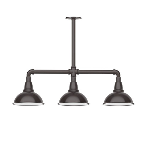 Cafe LED Pendant in Architectural Bronze (518|MSK10551W08L10)