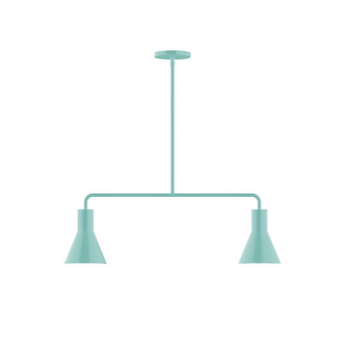 Flare LED Chandelier in Sea Green (518|MSG43648L10)