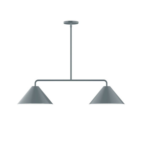 Axis LED Chandelier in Slate Gray (518|MSG42240L10)