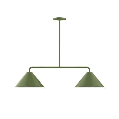 Pinnacle LED Chandelier in Fern Green (518|MSG42222L10)