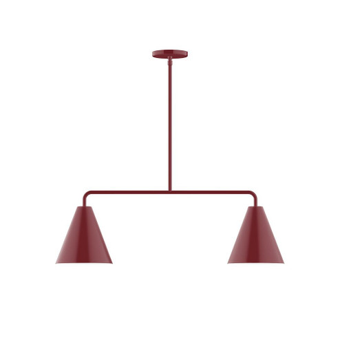 Axis LED Chandelier in Barn Red (518|MSG42055L10)