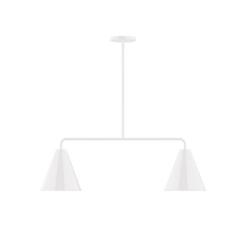 Axis LED Chandelier in White (518|MSG42044L10)
