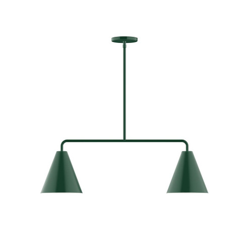 Jynx LED Chandelier in Forest Green (518|MSG42042L10)