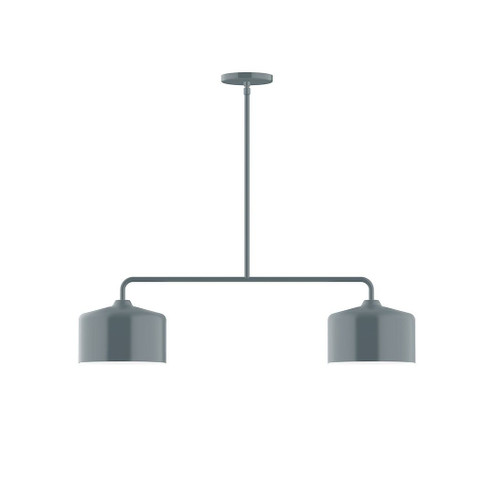 Julia LED Chandelier in Slate Gray (518|MSG41940L10)