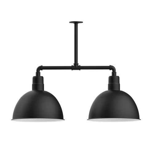 Deep Bowl LED Pendant in Black (518|MSD11741T36L13)