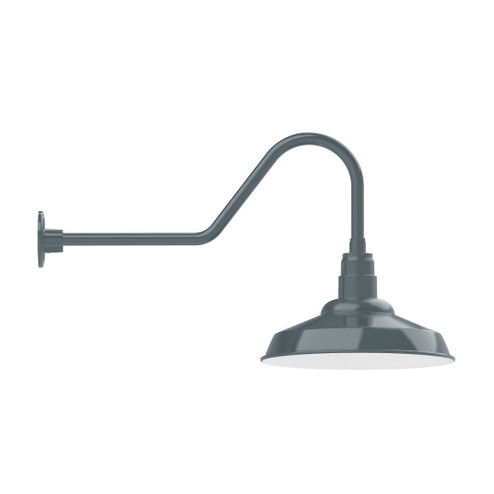 Warehouse LED Gooseneck Wall Light in Slate Gray (518|GNC18440W16L13)