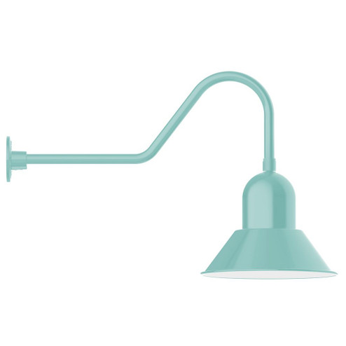 Prima LED Gooseneck Wall Light in Sea Green (518|GNC12448L13) Prima LED Gooseneck Wall Light in Sea Green (518|GNC12448L13)