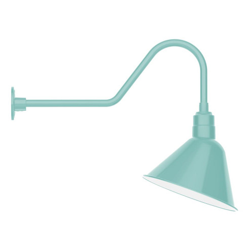 Angle LED Gooseneck Wall Light in Sea Green (518|GNC10448B01L13)
