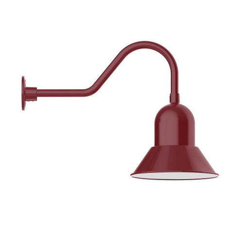 Prima LED Gooseneck Wall Light in Barn Red (518|GNB12355B01L12)