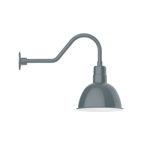 Deep Bowl LED Gooseneck Wall Light in Slate Gray (518|GNB11640L12)