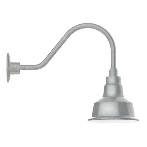 Warehouse LED Gooseneck Wall Light in Painted Galvanized (518|GNA18049B03L10)