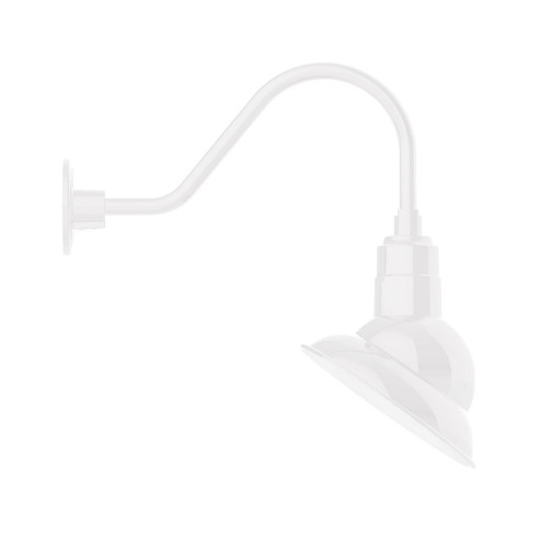Emblem LED Gooseneck Wall Light in White (518|GNA12044L12)