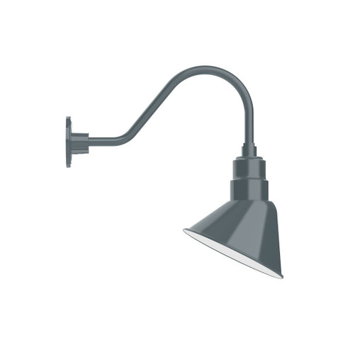 Angle LED Gooseneck Wall Light in Slate Gray (518|GNA10240S01L12)