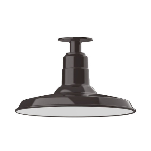 Warehouse LED Flush Mount in Architectural Bronze (518|FMB18351L13)