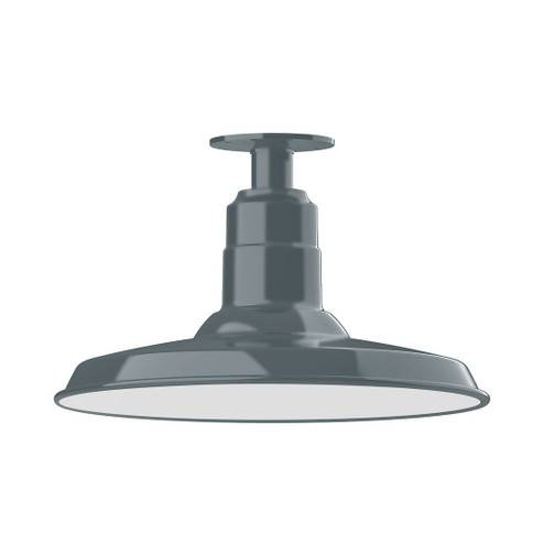 Warehouse LED Flush Mount in Slate Gray (518|FMB18340W14L13)