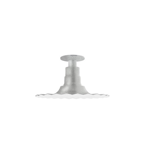 Radial One Light Flush Mount in Painted Galvanized (518|FMB15849G06)