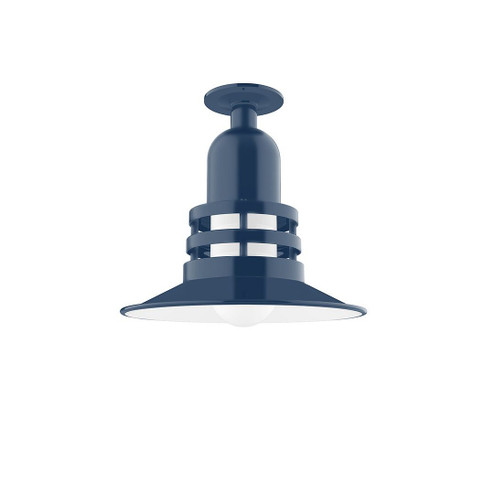 Atomic One Light Flush Mount in Navy (518|FMB14850G07)