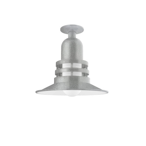 Atomic One Light Flush Mount in Painted Galvanized (518|FMB14849G07)