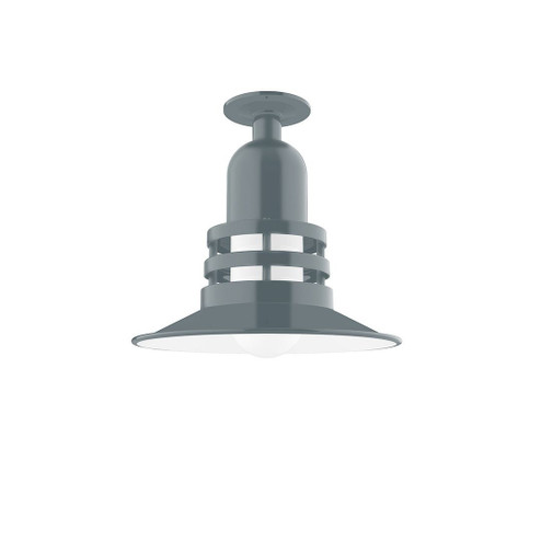 Atomic One Light Flush Mount in Slate Gray (518|FMB14840G07)