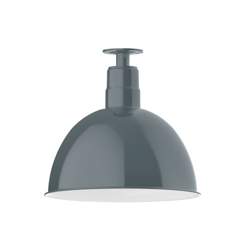 Deep Bowl LED Flush Mount in Slate Gray (518|FMB11740W16L13)