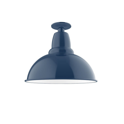 Cafe LED Flush Mount in Navy (518|FMB10750W14L13)