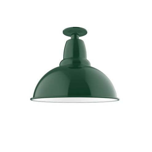 Cafe One Light Flush Mount in Forest Green (518|FMB10742G05)