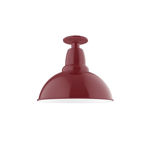 Cafe LED Flush Mount in Barn Red (518|FMB10655W12L12)