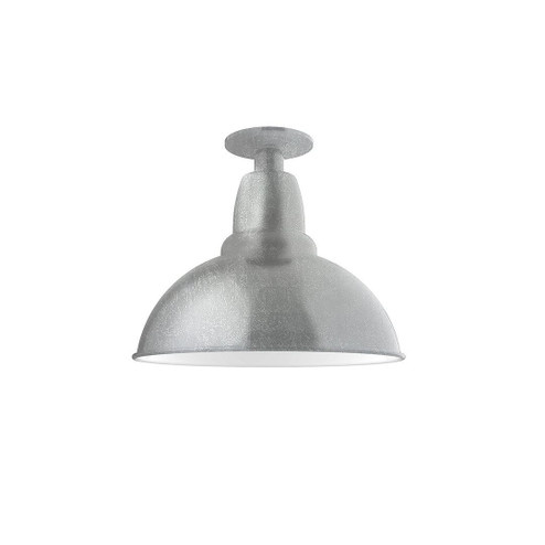 Cafe One Light Flush Mount in Painted Galvanized (518|FMB10649G06)