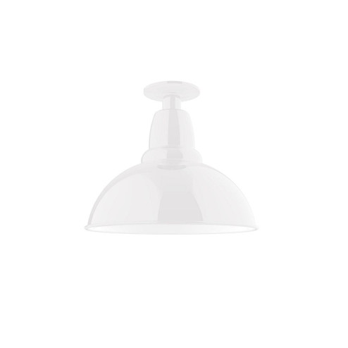 Cafe One Light Flush Mount in White (518|FMB10644G06)