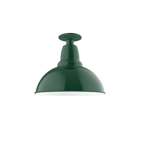 Cafe One Light Flush Mount in Forest Green (518|FMB10642G05)