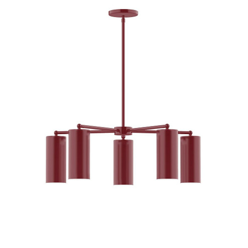 Jordan LED Chandelier in Barn Red (518|CHC41855L10)
