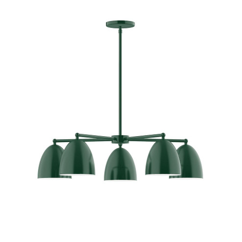 J-Series LED Chandelier in Forest Green (518|CHC41742L10)