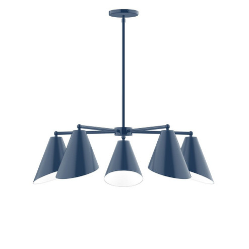 J-Series LED Chandelier in Navy (518|CHC41550L10)