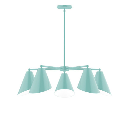 J-Series LED Chandelier in Sea Green (518|CHC41548L10)