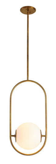 Everley One Light Pendant in Vintage Brass (68|27342VB)