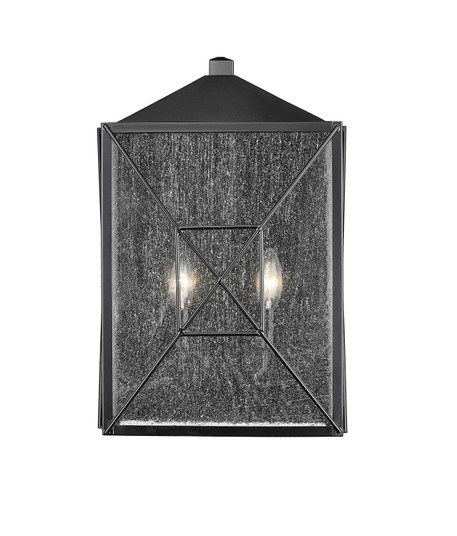 Caswell Two Light Outdoor Wall Sconce in Powder Coated Black (59|42642PBK)