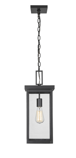 Barkeley One Light Outdoor Hanging Lantern in Powder Coated Black (59|42607PBK)