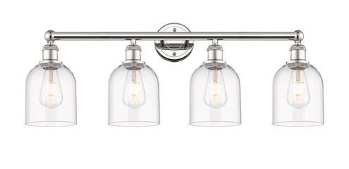 Edison Four Light Bath Vanity in Polished Nickel (405|6164WPNG5586CL)