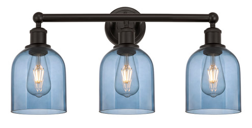 Edison Three Light Bath Vanity in Oil Rubbed Bronze (405|6163WOBG5586BL)